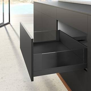 AvanTech YOU Komplet boczków Inlay H=187,  L=550mm,  antracyt (9353301) Hettich