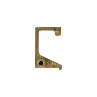 Zaślepka pod kątem 90° otwarta do uchwytu Marella M 16029.1 złoto metalik,  18 mm