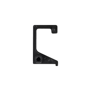 Zaślepka pod kątem 90° otwarta do uchwytu Marella M 16029.1 czarny metalik,  18 mm