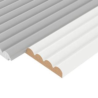 Zaślepka panelu AGT LB-2200-B 734 Biały Jedwab 2800х98х18mm