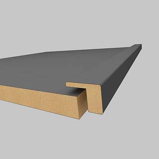 Profil ramy MDF AGT MP-1041 3001 Jasnoszary super mat 2800х30х22mm (opak.16 szt)