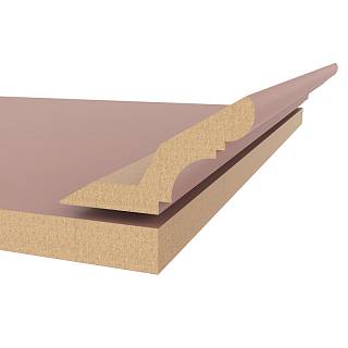 Gzyms MDF AGT MP-1210 3016 Daisy Różowy Supramat 2800х84х22mm (opak.6 szt)