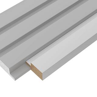 Zaślepka panelu AGT LB-3771-B 3001 Jasnoszary supermat 2800х38х18мм