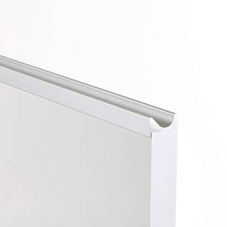 Profil wpuszczany - uchwyt UKW 4,  srebro 18 mm,  3500 mm,  Polska