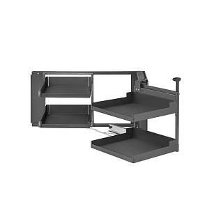 Magic Corner Comfort Liro 1000/ 600/ prawy/ antracyt