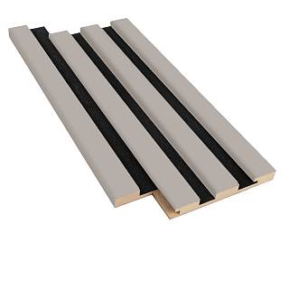 Zaślepka panelu AGT LB-5014-А 729 Jasnoszary jedwab (op.8 szt) 2800х66х18мм