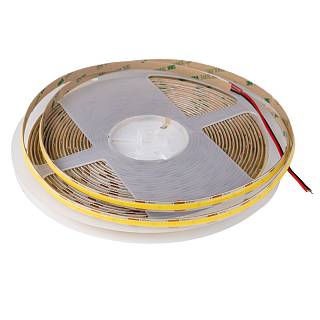 Taśma LED COB,  480 LEDs/m,  10W,  12V,  IP65,  światło zimne,  6500К