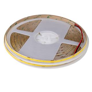 Taśma LED COB,  480 LEDs/m,  10W,  24V,  IP65,  światło zimne,  6500К