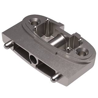 KRABY mocowanie do frontu z wąskiego profilu aluminiowego,  Italiana Ferramenta