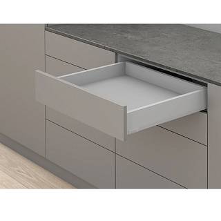 Komplet Szuflad Merivobox,  wysokość M (91 mm),  NL=270 мм,  0-10kg (typ S0),  szary