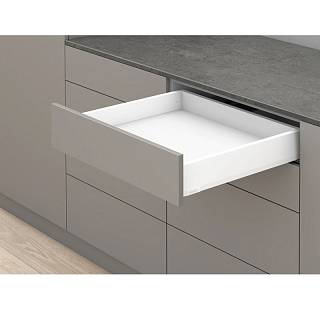 Komplet Szuflad Merivobox,  wysokość M (91 mm),  NL=450 мм,  15-40kg (typ L3),  biała
