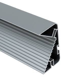 Profil GOLA poziomy LED Ferro Fiori,  L = 4100 mm,  typ L/C,  aluminium