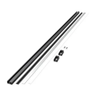 Drążek CONERO z LED/ 1220 mm/ czarny/ zestaw