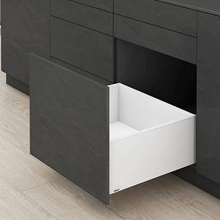 Komplet Szuflad Legrabox,  wysokość F (241 mm),  NL=650 мм,  70kg,  biała