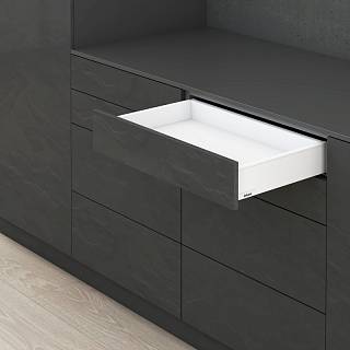 Komplet Szuflad,  wysokość M (90.5 mm),  NL=400 мм,  0-20kg (typ L1),  biała