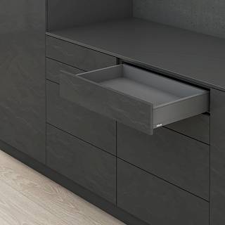 Komplet Szuflad,  wysokość M (90.5 mm),  NL=550 мм,  15-40kg (typ L3),  antracyt