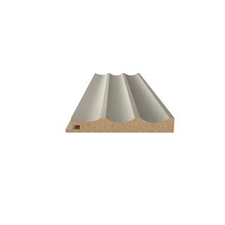 Zaślepka panelu AGT LB-2050-B 729 Jasno-Szary Jedwab 2800х133х18mm (opak.4szt)