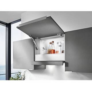 AVENTOS HK-XS,  LF=500-1200,  TIP-ON (RAL7036 szary)