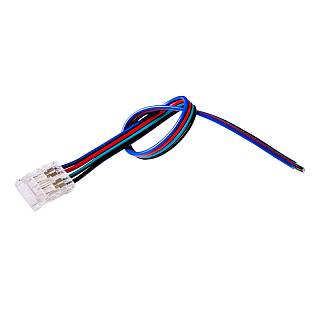 Złącze końcowe RGB 10 mm,  przebijane