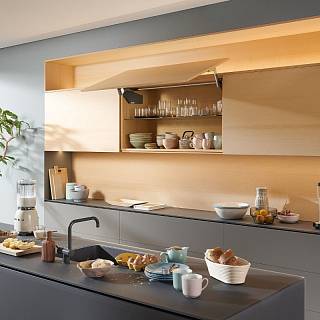 AVENTOS HS top,  KH=650-800,  FG=3, 50-18, 50,  Servo-drive (biala)