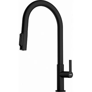 Bateria kuchenna do wody filtrowanej Maris Slim Clear Water J pull-out Czarny Mat 120.0730.911 Franke