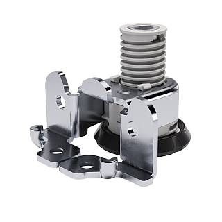 Podpora INTEGRATO TECH D z kołkami Ø5mm / regulowana,  H=20mm (min. 35mm do dna),  175kg,  Italiana Ferramenta