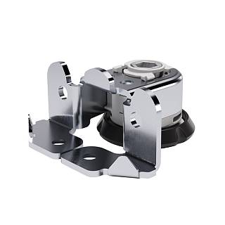 Podpora INTEGRATO TECH G wbijana z kolcami / regulowana,  H=12mm (min. 23mm do dna),  175kg,  Italiana Ferramenta
