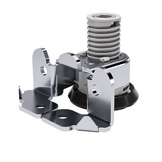 Podpora INTEGRATO TECH G wbijana z kolcami / regulowana,  H=20mm (min. 35mm do dna),  175kg,  Italiana Ferramenta
