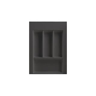Taca na sztućce W=400 (350-290mm) L=500 H=55 antracyt mat MULLER