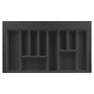Taca na sztućce W=900 (850-790mm) L=500 H=55 antracyt mat MULLER