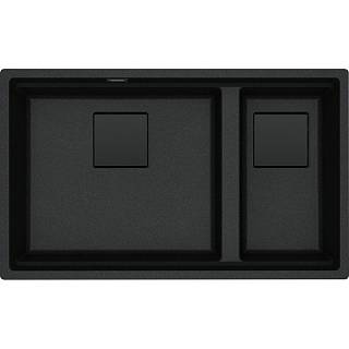 Zlewozmywak podblatowy Fragranit KNG 120-46-21 Onyx / Czarny odpływ 125.0740.836 Franke