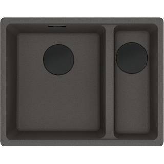 Zlewozmywak podblatowy Fragranit MRG 160-34-15 SBR Szarość łupkowa / Czarny odpływ 125.0737.993 Franke