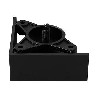 Nóżka meblowa Ferro Fiori PL 736 R,  h=35,  max 750 kg,  czarny