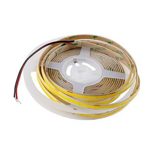 Taśma LED COB,  480 LEDs/m,  10W,  24V,  IP65,  światło ciepłe,  3000К,  L=1000mm