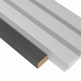 Zaślepka panelu AGT LB-3771-A 3088 Bute Ciemnoszary 2800х35x18mm (opak. 8szt)