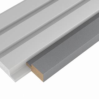 Zaślepka panelu AGT LB-3771-B 3087 Bute Jasnoszary 2800х38х18mm (op.8szt.)