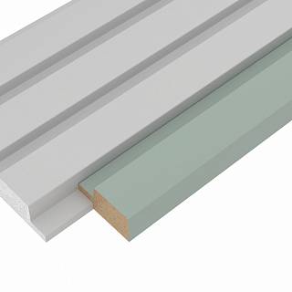 Zaślepka panelu AGT LB-3771-B 735 Relax Zielony Soft Touch 2800х38х18mm (op.8szt.)