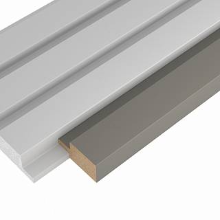 Zaślepka panelu AGT LB-3771-B 740 Szary Beż Soft Touch 2800х38х18mm (op.8szt.)