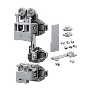 Komplet rolek WingLine L NEW,  prawy,  szary,  25 kg,  z samodomykaniem (9339344)