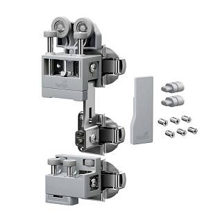 Komplet rolek WingLine L NEW,  prawy,  szary,  25 kg,  bez samodomykania (9339348)