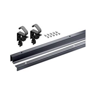 Zestaw profili WingLine L (ruchomy + prowadzący + szablony) antracyt,  1200 mm (9339502) Hettich