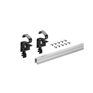 Zestaw profili WingLine L górnych (ruchome +szablony) srebrny,  2400 mm (9279124) Hettich
