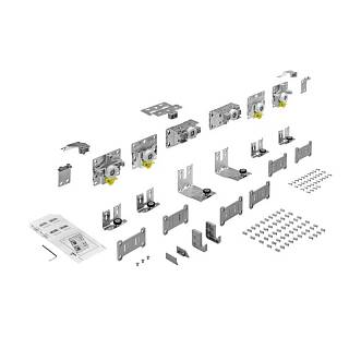 Zestaw rolek do szafy 3-drzwiowej,  10-16 mm,  TopLine L v2.0 (9242710)
