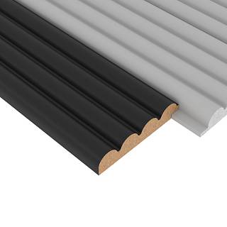 Zaślepka panelu AGT LB-2200-A 310 Czarny 2800х92х18mm (opak. 6szt)