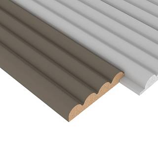 Zaślepka panelu AGT LB-2200-A 740  Szary Beż Soft Touch 2800х92х18mm (opak. 6szt)