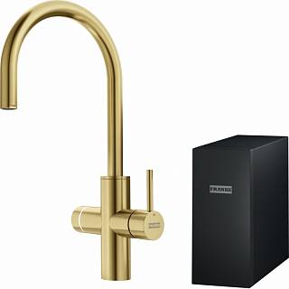 Bateria kuchenna / wielofunkcyjny system do filtracji Mythos Water Hub All in One Złoto Franke 160.0731.755