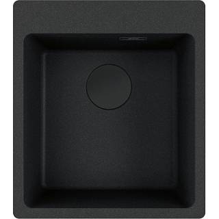 Zlewozmywak wbudowywany Fragranit+ Maris MRG 610-39 FTL Onyx / Czarny odpływ Franke 114.0740.846