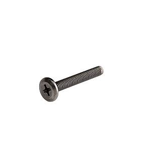 Wkręt M4 L=25mm z płaskim łbem,  czarny nikiel,  Muller