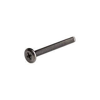 Wkręt M4 L=40mm z płaskim łbem,  czarny nikiel,  Muller