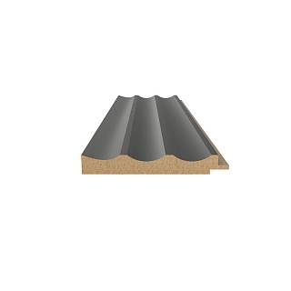 Zaślepka panelu AGT LB-2050 -A 726 Ciemno Szary Jedwab 2800х140х18mm (opak. 4szt)